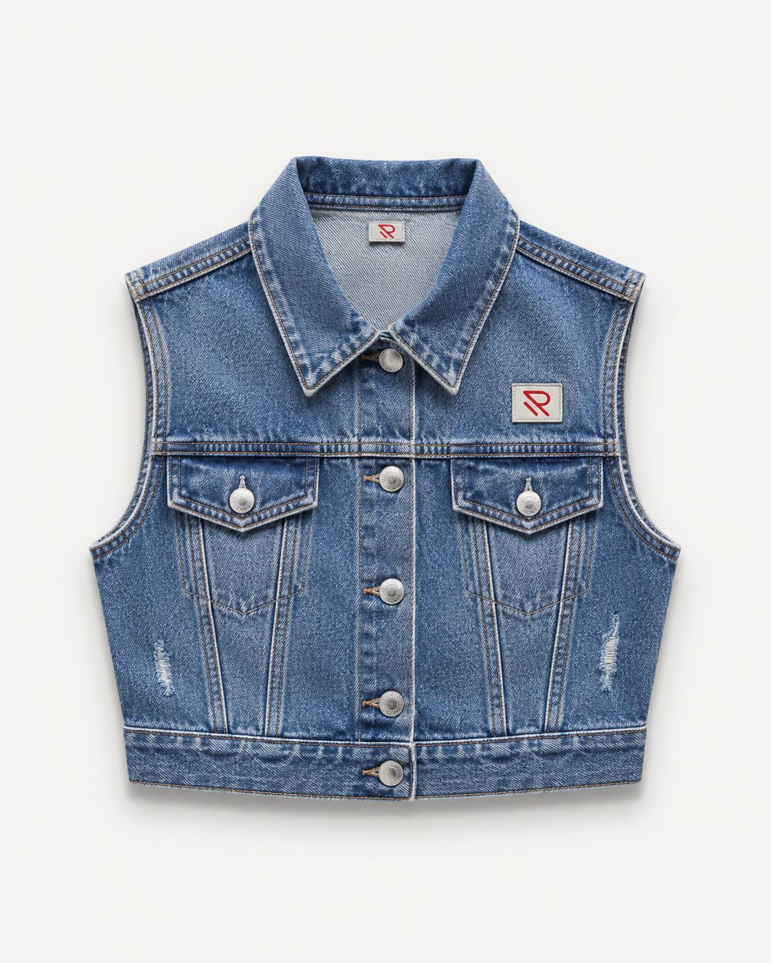 Red Fashion statement Gen Z vest